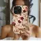 Samsung Galaxy S24 Crimson Bloom Vintage Floral Art Phone Case - Image 2