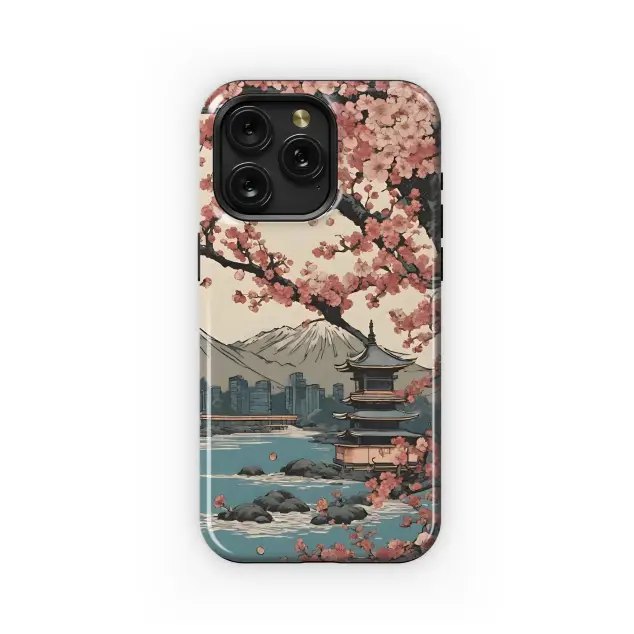 Samsung Galaxy S8 Japanese Landscape Cherry Blossom Sakura Phone Case