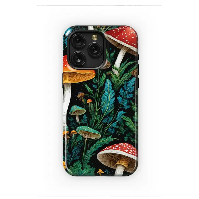Samsung Galaxy S8 Mystical Midnight Mushroom Grove Art Phone Case