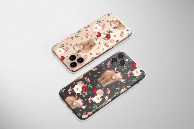 Samsung Galaxy S9 Plus Clear Crowned Highland in a Floral Dream Phone Case