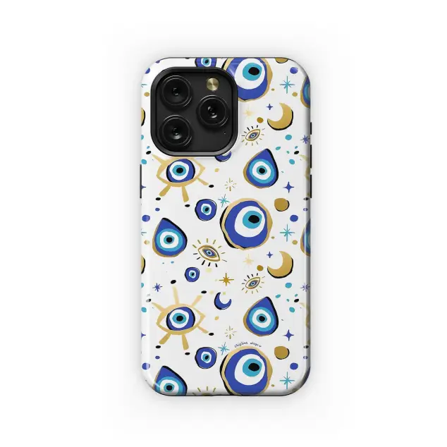 Samsung Galaxy S9 Plus Cosmic Charms and Watchful Eyes Phone Case