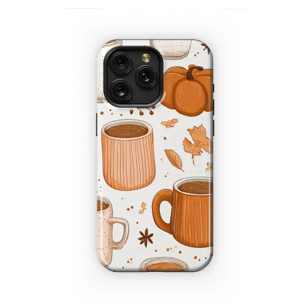 Samsung Galaxy S9 Cozy Sips of Autumn Spice Phone Case