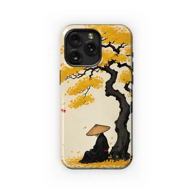 Samsung Galaxy Xcover 4 Quiet Repose Under Golden Leaves Phone Case