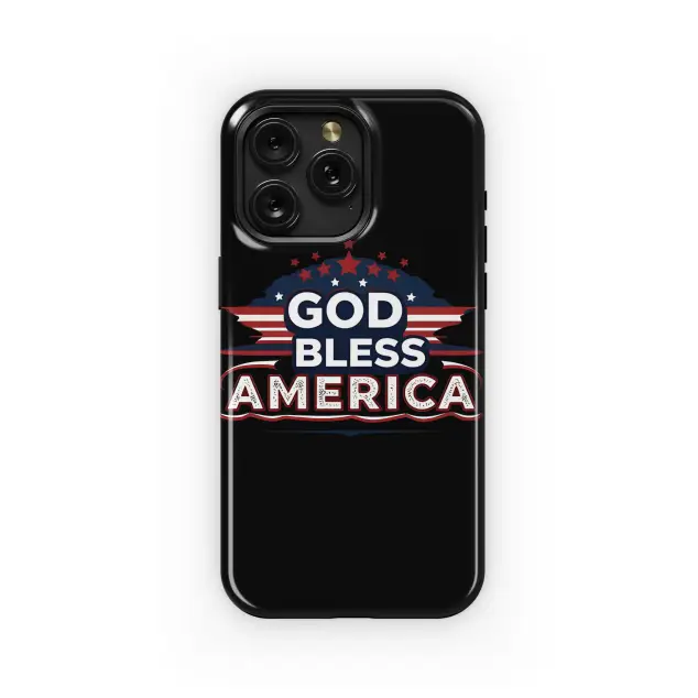 Sony Xperia 1 VI God Bless America Text Patriotic Phone Case