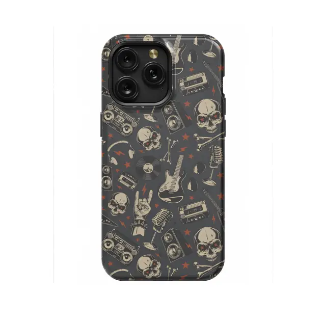 Sony Xperia 1 VI Music Skull Rock Guitar Phone Case