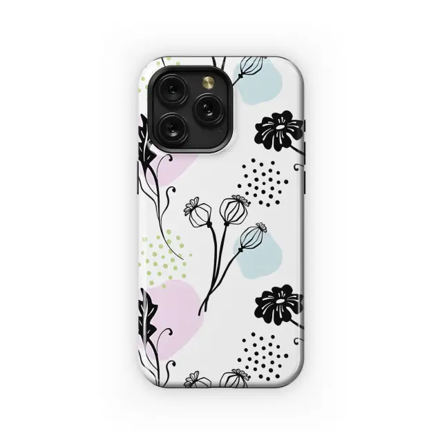 Sony Xperia 10 III Lite Abstract Floral Poppy Phone Case