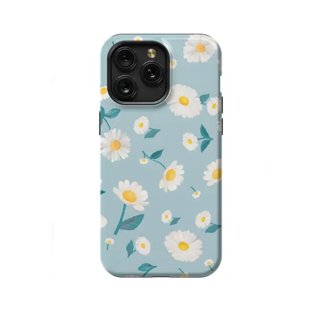 Sony Xperia 10 III Lite Cute Blue Pastel Daisy Flower Phone Case