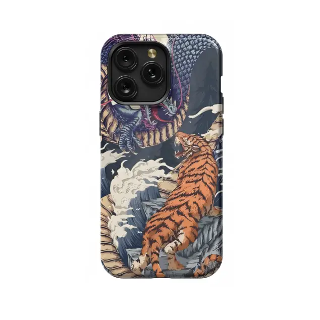 Sony Xperia 10 III Lite Eastern Chinese Tiger Dragon Phone Case
