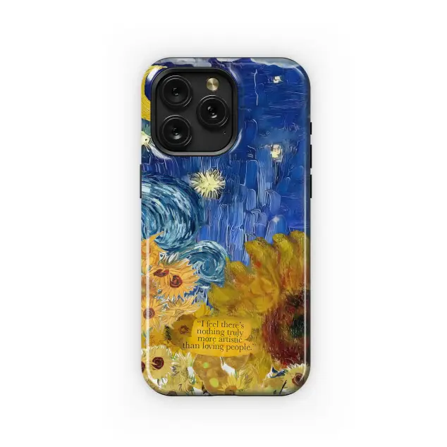 Sony Xperia 10 III Lite Van Gogh Sunflowers Moon Phone Case