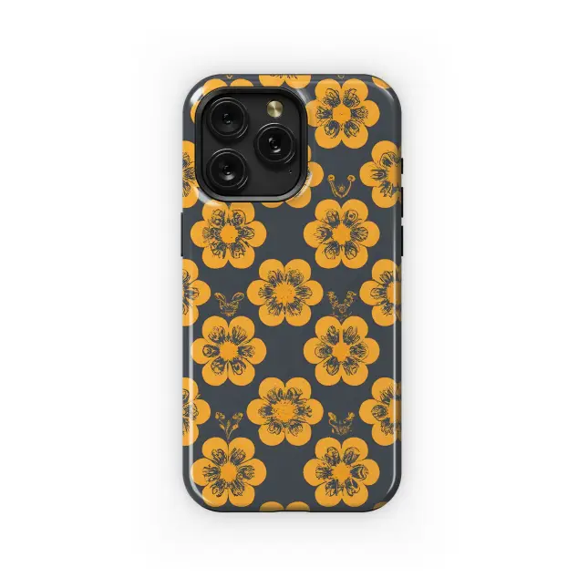 Sony Xperia 10 IV Vintage Ogee Flower Phone Case