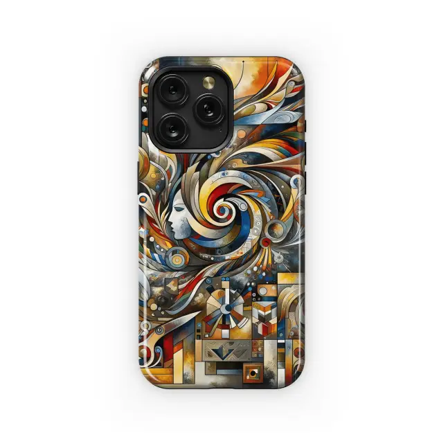 Sony Xperia 10 VI Surrealist Cubist Polka Dot Burst Phone Case