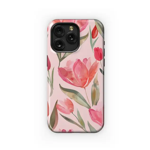 Sony Xperia 5 II Floral Watercolor Tulips Phone Case