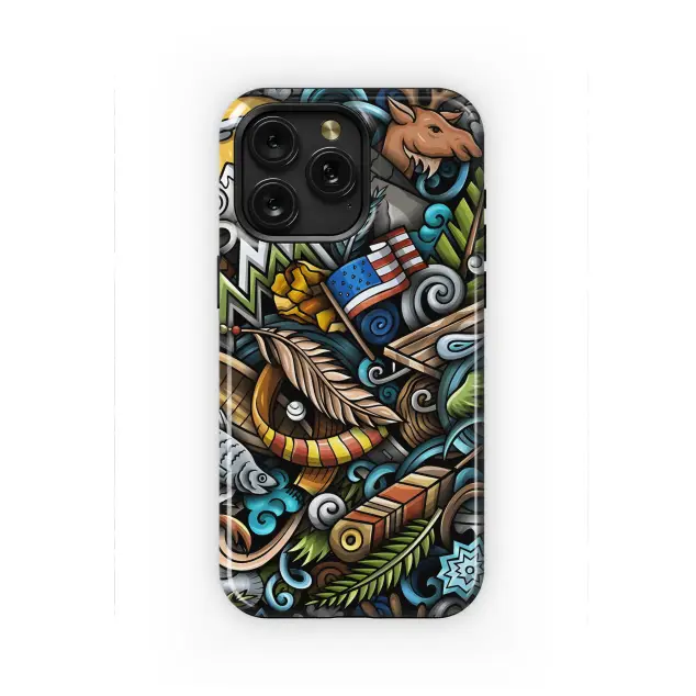 Xiaomi 11 Lite 5G NE Alaska Cartoon Doodles Seamless Pattern Phone Case