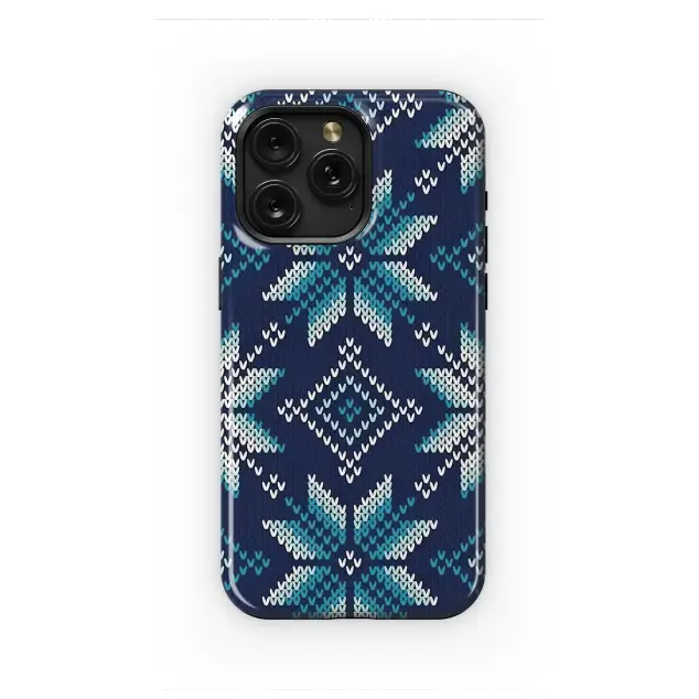 Xiaomi 11 Lite 5G NE Arctic Frost Snowflake Knit Pattern Phone Case