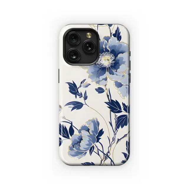 Xiaomi 11 Lite 5G NE Blue Floral Elegance Phone Case