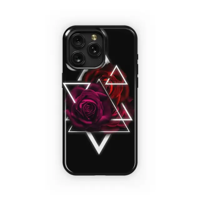 Xiaomi 11 Lite 5G NE Crimson Rose Geometry Phone Case