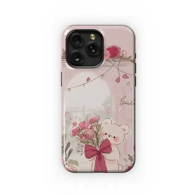 Xiaomi 11 Lite 5G NE Cute Bear Bouquet Phone Case