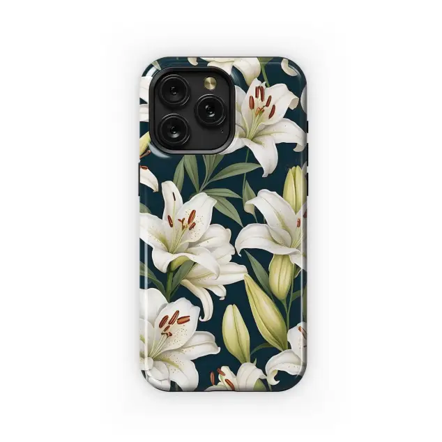 Xiaomi 11 Lite 5G NE Elegant White Lilies Pattern Phone Case