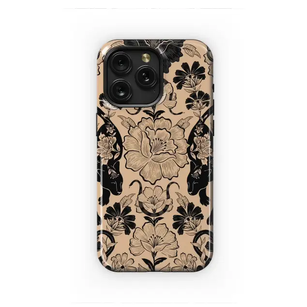 Xiaomi 11 Lite 5G NE Shadow Panther Floral Symphony Phone Case