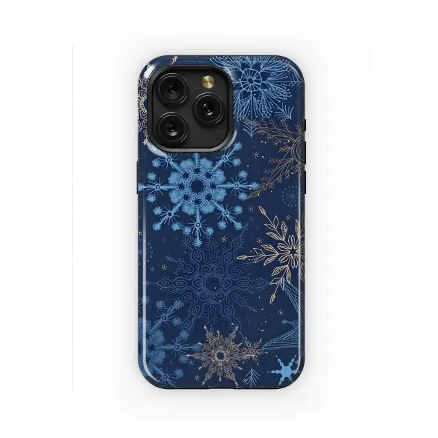 Xiaomi 11 Lite 5G NE Snowflake Christmas New Year Pattern Phone Case