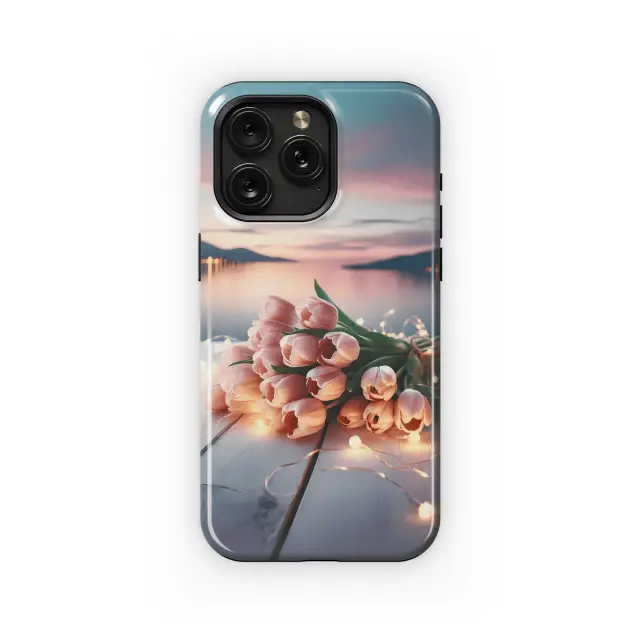 Xiaomi 11 Lite 5G NE Sunset Tulips Glow Phone Case