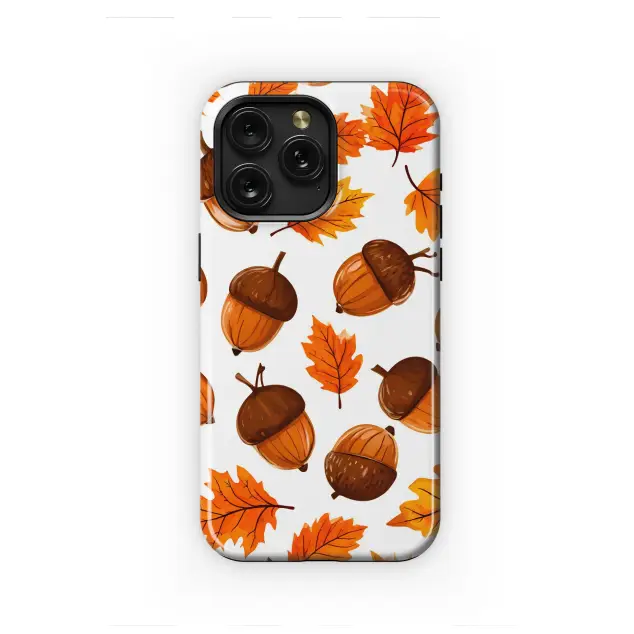 Xiaomi 11i Autumn Acorn and Oak Leaf Pattern Phone Case