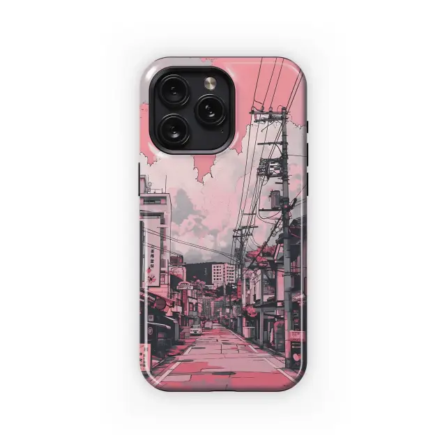 Xiaomi 12 Pro Dimensity Pink Cityscape Street Phone Case