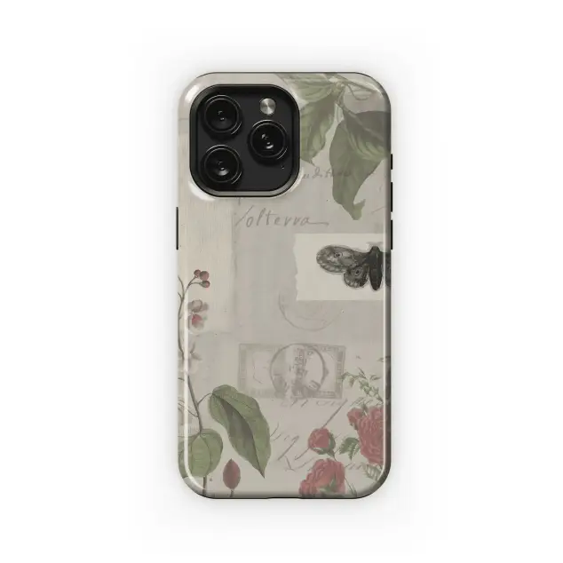 Xiaomi 12S Vintage Botanical Motifs Phone Case