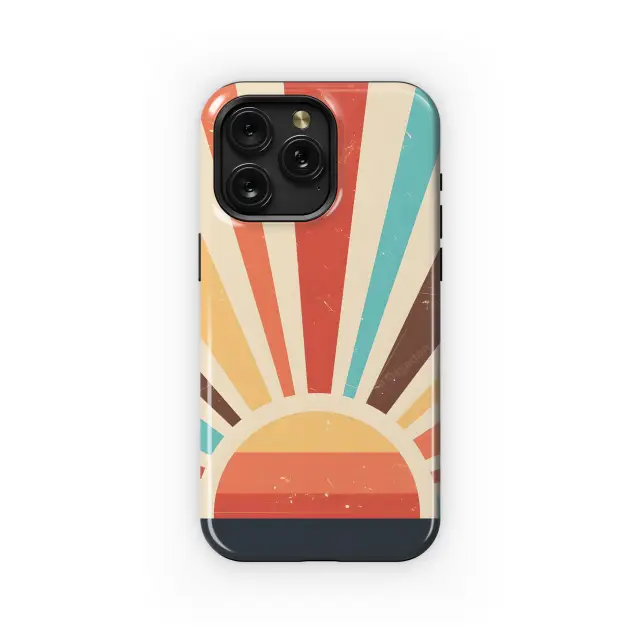 Xiaomi 12X Colorful Grunge Sunburst Phone Case