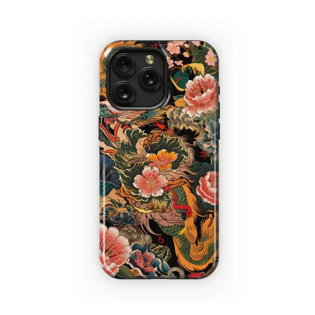 Xiaomi 12X Dragon Blossom Tattoo Phone Case