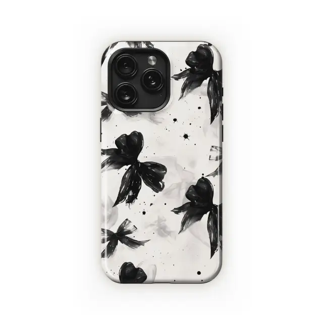 Xiaomi 13 Lite Black Bow Watercolor Print Phone Case