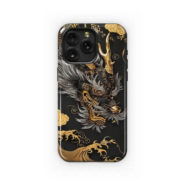 Xiaomi 14T Golden Dragon Art Phone Case