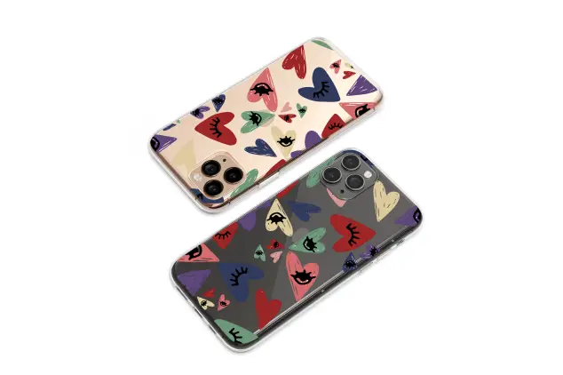 Xiaomi Mi 10T 5G Clear A Flutter of Winking Hearts Phone Case