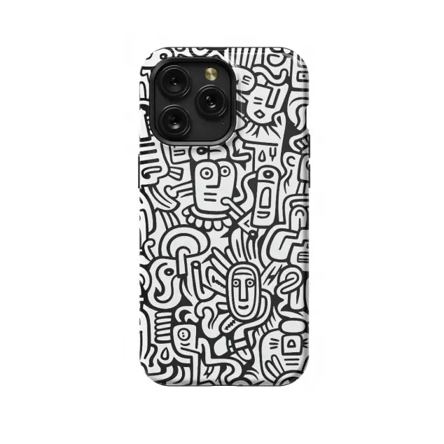 Xiaomi Mi 10T Lite 5G Black and White Noodle Phone Case