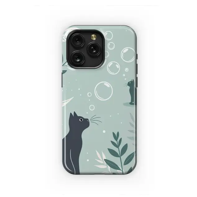 Xiaomi Mi 10T Lite 5G Botanical Cats and Bubble Dreams Phone Case