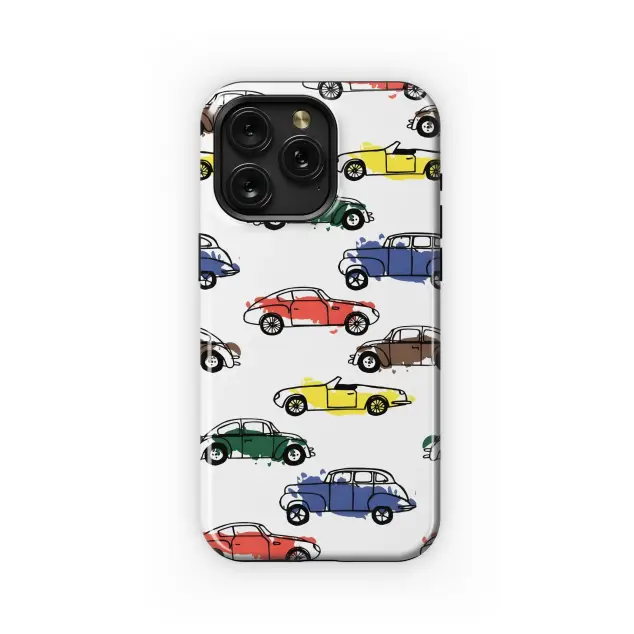 Xiaomi Mi 10T Lite 5G Colorful Retro Car Sketch Pattern Phone Case