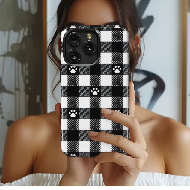 Xiaomi Mi 10T Lite 5G Dog Paw Seamless Pattern Phone Case