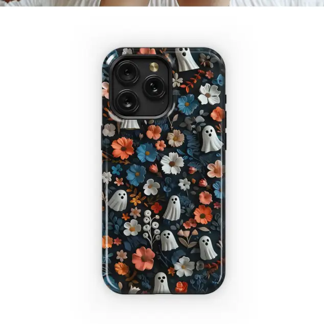 Xiaomi Mi 10T Lite 5G Floral Seamless Cute Ghosts Phone Case