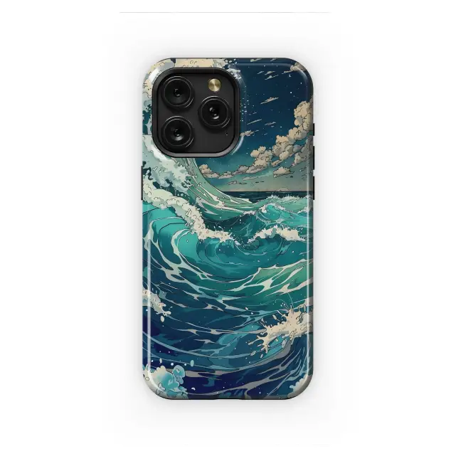 Xiaomi Mi 10T Lite 5G Ocean Wave Cartoon Style Phone Case