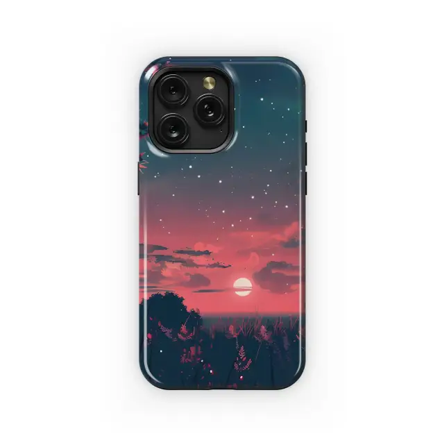 Xiaomi Mi 10T Lite 5G Starry Pink Cloud Forest Sunset Phone Case