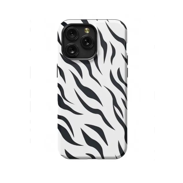 Xiaomi Mi 10T Lite 5G White Monochrome Zebra Print Phone Case
