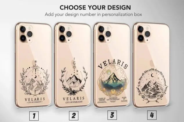 Xiaomi Mi 10T Pro 5G Clear Night Court Acotar Acomaf Phone Case