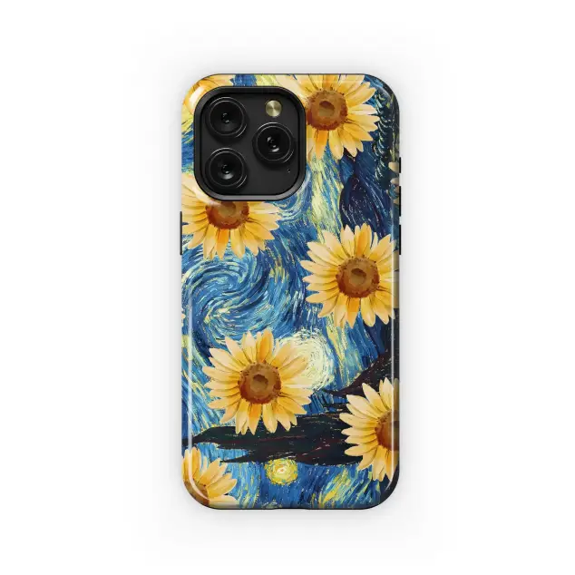 Xiaomi Mi 10T Pro 5G Sunflowers Starry Night Phone Case