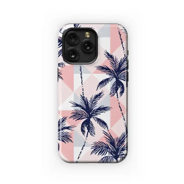 Xiaomi Mi 11 Lite Coconut Trees Rhombus Retro Phone Case