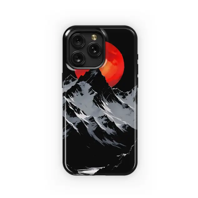 Xiaomi Mi 11 Lite Crimson Peaks at Dusk Phone Case
