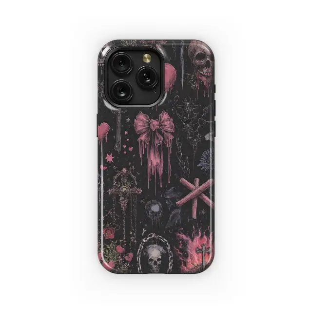 Xiaomi Mi 11 Lite Dark Academia Gothic Hearts Phone Case