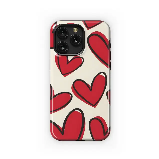 Xiaomi Mi 11 Lite Freehand Heart Scatter Phone Case