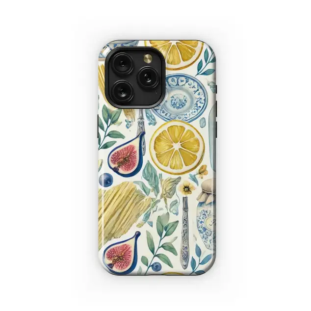 Xiaomi Mi 11 Lite Watercolor Pattern Italian Lemons Figs Phone Case