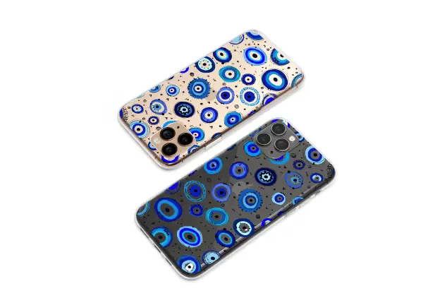 Xiaomi Mi Note 10 Clear A Universe of Playful Eyes Phone Case