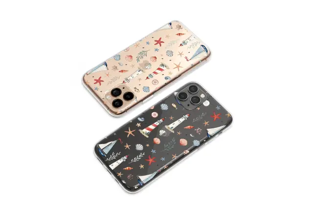 Xiaomi Poco F6 Clear Sailors Night Seascape Illustration Phone Case